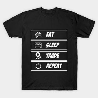 Eat Sleep Trade Ethereum Repeat T-Shirt